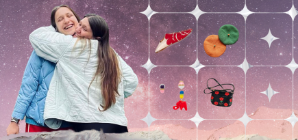 Новогодний вишлист сестер Григалашвили: берет, бабуши, архивы Prada и YSL