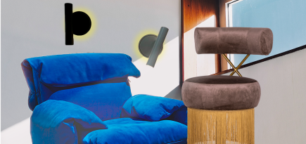 Светильник в виде обугленной деревяшки и мебель из цельного куска металла: главные тренды выставок дизайна 2023