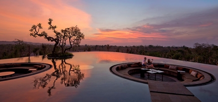 Кругом вода: концептуальный отель Rimba на Бали