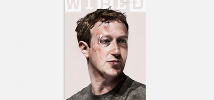 Фото избитого Марка Цукерберга появилось на обложке Wired