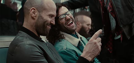 Многоликий Джейсон Стэйтем в рекламе смартфона