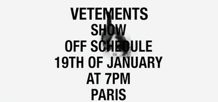 Домашние животные приглашают на показ Vetements в Instagram