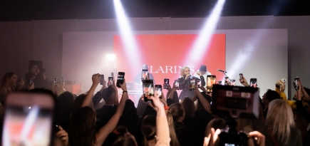 Группа Cream Soda выступила на вечеринке Clarins