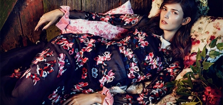 Кендра Спирс в богемной съемке Net-a-Porter для The Edit