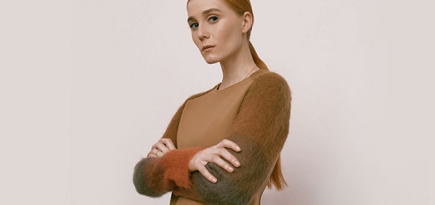 Александра Федорова в специальной съемке Agnona и Buro 24/7