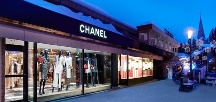 Временный бутик Chanel в Куршевеле
