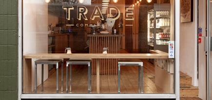 История торгового района Лондона в новом кафе Trade
