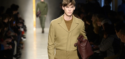 Неделя мужской моды в Милане: показ Bottega Veneta, осень-зима 2014