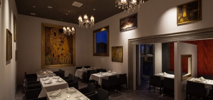 Еда как искусство: японский ресторан в стиле арт-галереи