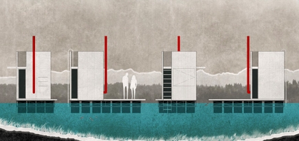 Плавучая сауна от goCstudio в Сиэтле