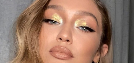 Золото в макияже — новогодний тренд