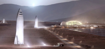 К 2028 году на Марсе может появиться база SpaceX