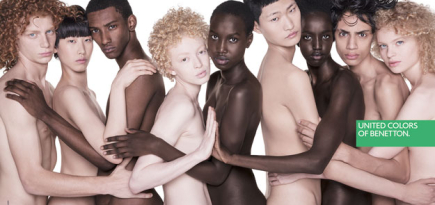 Обнаженные модели в новой кампании Benetton, посвященной инклюзивности