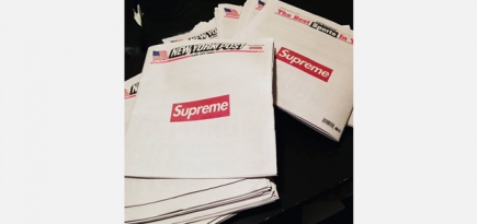 Газета New York Post выпустила новый номер с логотипом Supreme на первой полосе