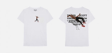 Вирджил Абло создал лимитированную коллекцию мерчендайза для Трэвиса Скотта