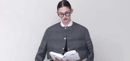 Поэтические чтения в новом видео Thom Browne