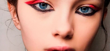 Как повторить макияж с красными стрелками с показа Antonio Marras