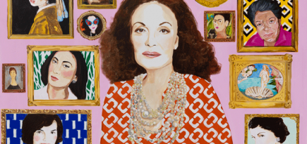 Американская художница создала портреты знаменитых женщин для Diane von Furstenberg