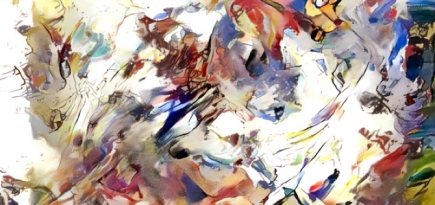 Нейросеть создала картину по мотивам песни «На заре» группы «Альянс»