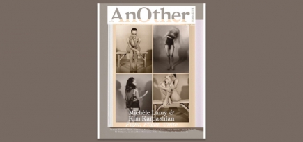 Мишель Лами и Ким Кардашьян снялись для обложки Another Magazine