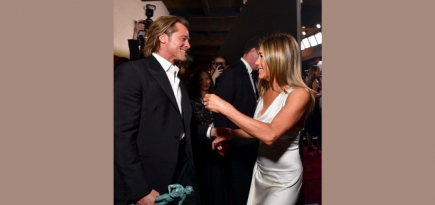 Брэд Питт и Дженнифер Энистон встретились на церемонии вручения премий Гильдии киноактеров