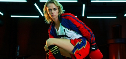 Balmain и Кара Делевинь выпустили совместную коллекцию с Puma