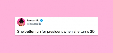 Cardi B рассказала, кого она хотела бы видеть на посту президента США