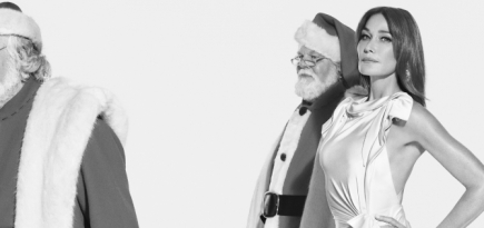 Карла Бруни и Саша Пивоварова снялись в рождественской кампании Burberry