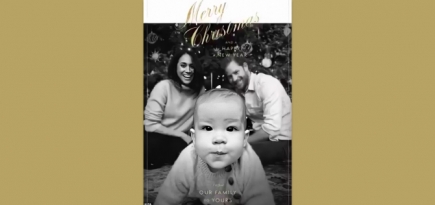 Меган Маркл и принц Гарри показали свою рождественскую открытку