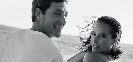 Кристи Тарлингтон снялась вместе с мужем в кампании аромата Calvin Klein Eternity