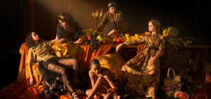 Новую кампанию Dior вдохновили картины Караваджо