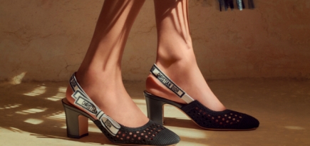 Dior представил новые туфли Dior & Moi с ажурным плетением и открытой пяткой