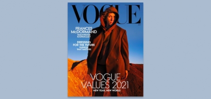 Фрэнсис Макдорманд снялась в худи для обложки американского Vogue