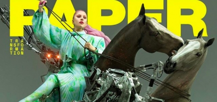 Леди Гага изобразила киборга в съемке для Paper Magazine