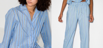 Ganni выпустил капсульную коллекцию пижам