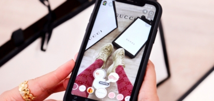 Gucci запустил функцию виртуальной примерки обуви вместе со Snapchat