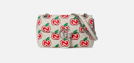 Gucci покрыл сумки принтом с яблоками в честь китайского Дня всех влюбленных