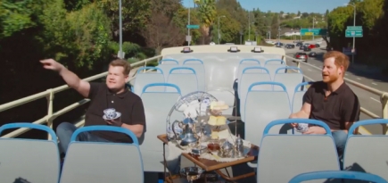 Джеймс Корден устроил для принца Гарри экскурсию по Лос-Анджелесу