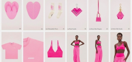Jacquemus выпустил рождественскую капсулу в розовом цвете