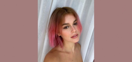 Кайя Гербер снова сменила цвет волос — на розовый
