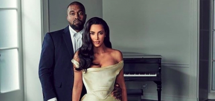 Ким Кардашьян надела винтажное платье Vivienne Westwood на день рождения Пи Дидди