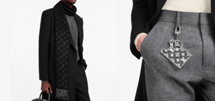 Вирджил Абло выпустил шарфы с монограммами и цепи с разноцветными звеньями для Louis Vuitton