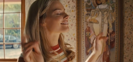 Марго Робби, Брэд Питт и Леонардо Ди Каприо в трейлере «Однажды в Голливуде» Квентина Тарантино