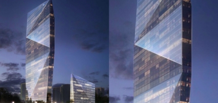 На Краснопресненской набережной в Москве появится башня-кристалл