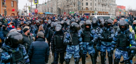 На акциях в поддержку Алексея Навального задержали более 3 тысяч человек