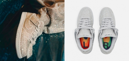 Nike выпустил кроссовки, полностью покрытые кристаллами Swarovski