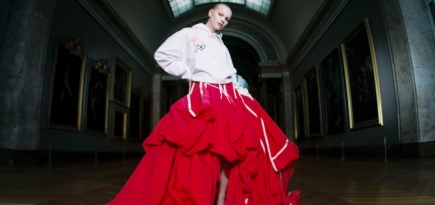 Off-White сделал коллекцию в честь выставки Леонардо да Винчи в Лувре