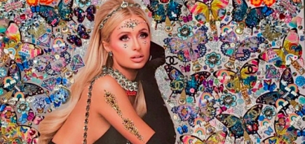Пэрис Хилтон создала свой автопортрет ради благотворительности