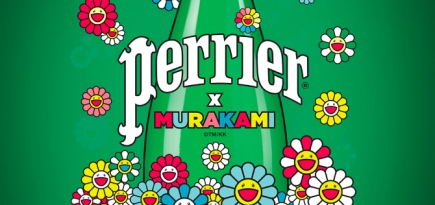 Perrier сделал коллаборацию с Такаси Мураками