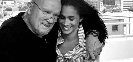 Меган Маркл поделилась совместным снимком с Питером Линдбергом